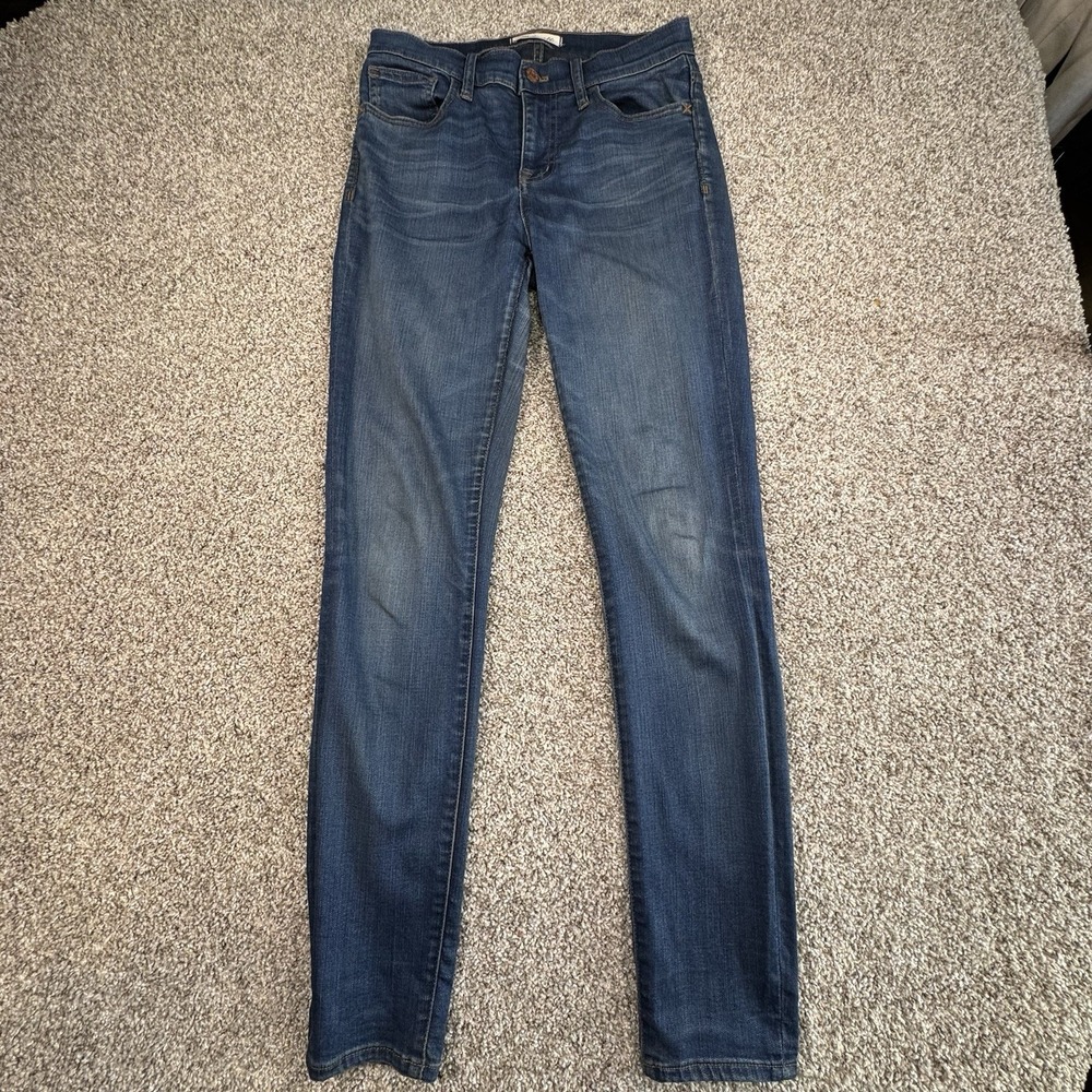 Judy Blue Jeans Womens 0/24 Mid Seam‎ Stitch Skinny High Rise Dark Wash Stretch